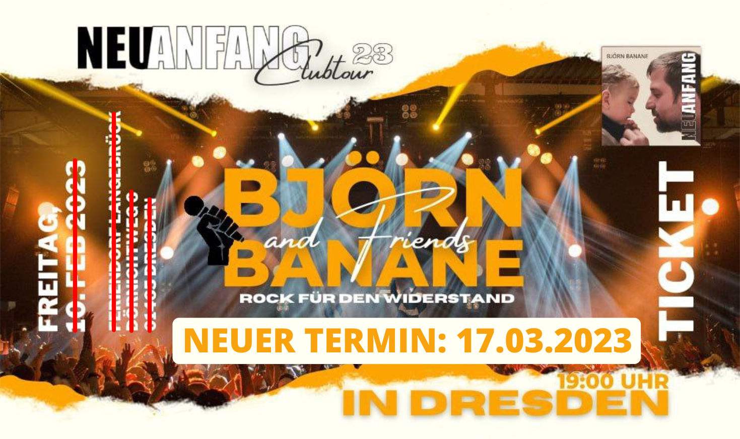 Björn Banane am 17.03.2023 in Dresden