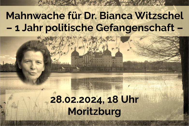 Mahnwache für Dr. Bianca Witzschel
