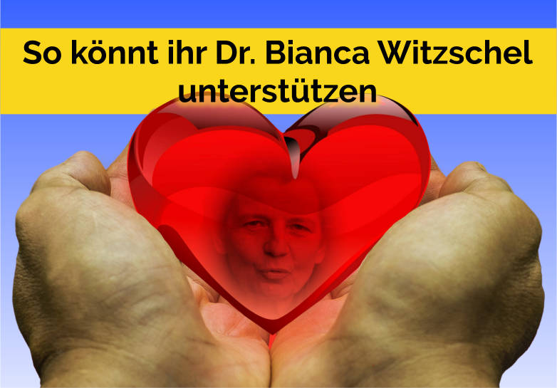 So könnt ihr Dr. Bianca Witzschel unterstützen