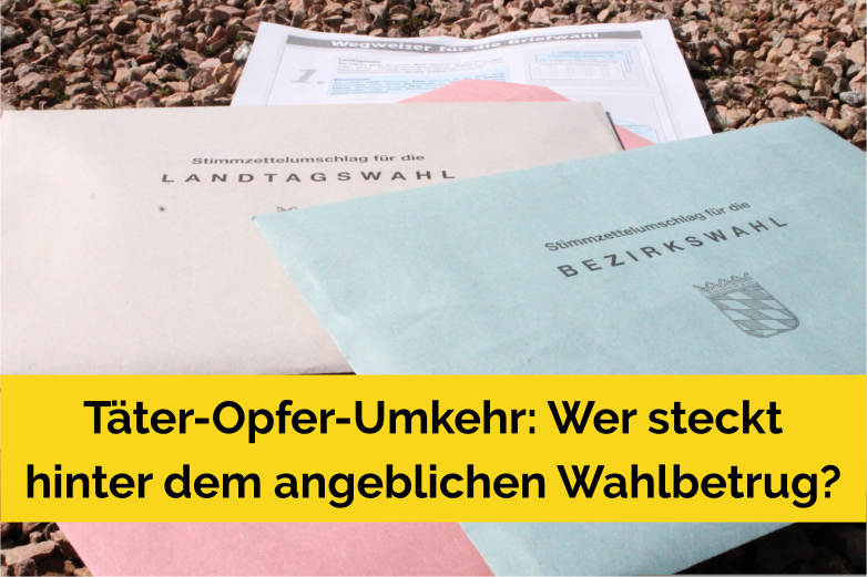 Täter-Opfer-Umkehr: Wer steckt hinter dem angeblichen Wahlbetrug?