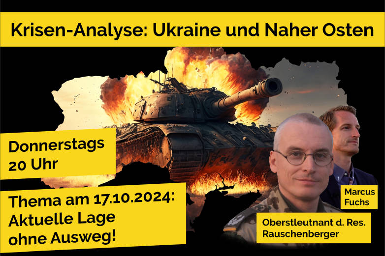 Krisen-Analyse: Ukraine und Naher Osten mit Oberstleutnant der Reserve Sascha Rauschenberger