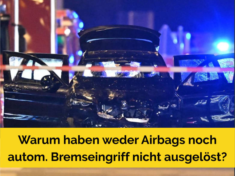 Warum haben weder Airbags noch automatischer Bremsassistent nicht ausgelöst?