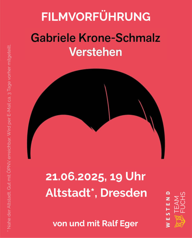 Filmvorführung: Gabriele Krone-Schmalz – Verstehen