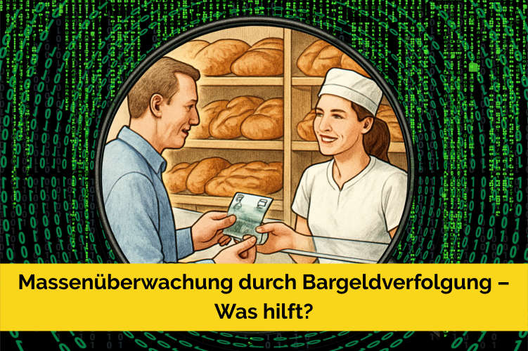 Massenüberwachung durch Bargeldverfolgung - Was hilft?