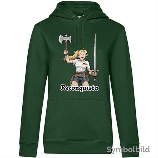 Hoodie "Reconquista" Damen (dunkelgrün)