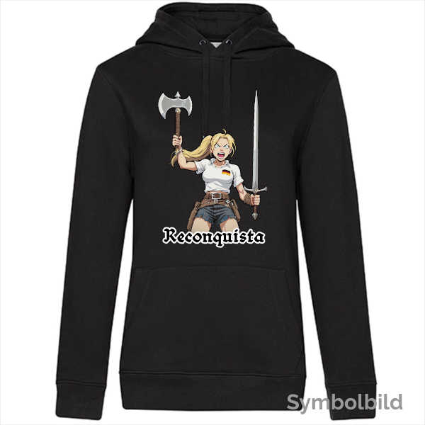 Hoodie "Reconquista" Damen (schwarz)