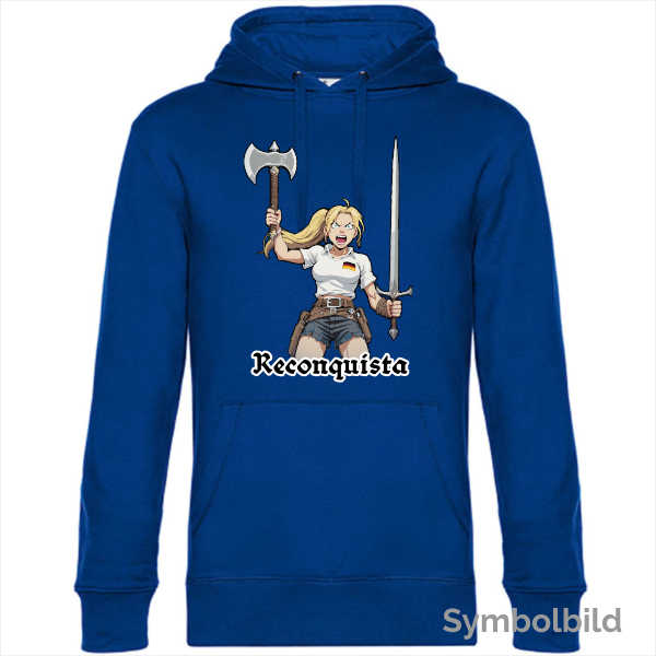 Hoodie "Reconquista" Herren (blau)