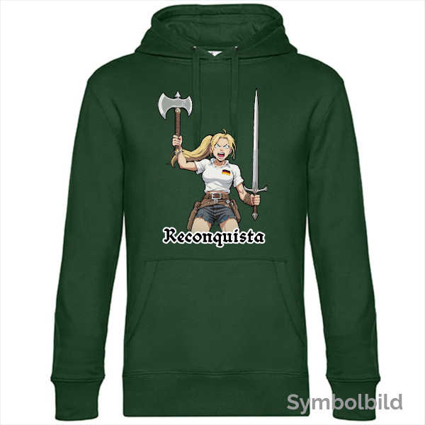 Hoodie "Reconquista" Herren (dunkelgrün)
