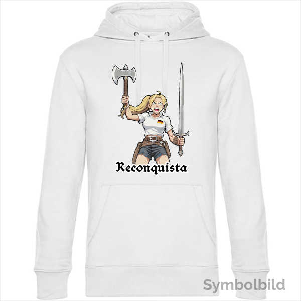 Hoodie "Reconquista" Herren (weiß)