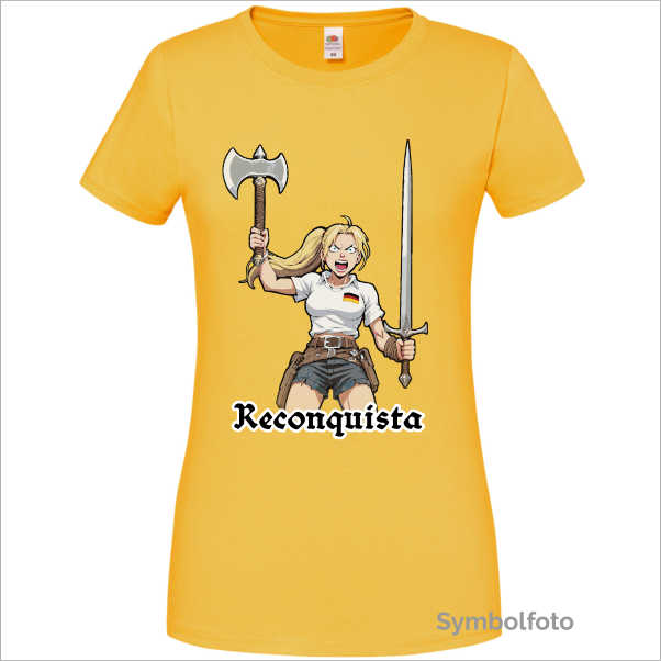 T-Shirt "Reconquista" Damen (gelb)