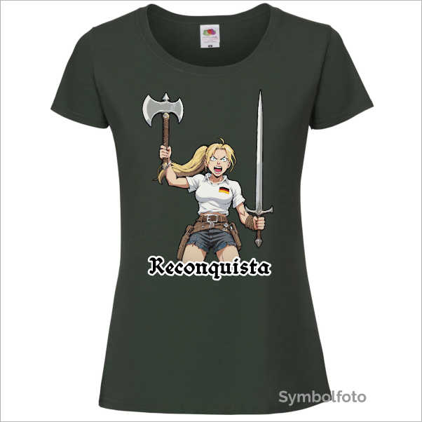 T-Shirt "Reconquista" Damen (dunkelgrün)