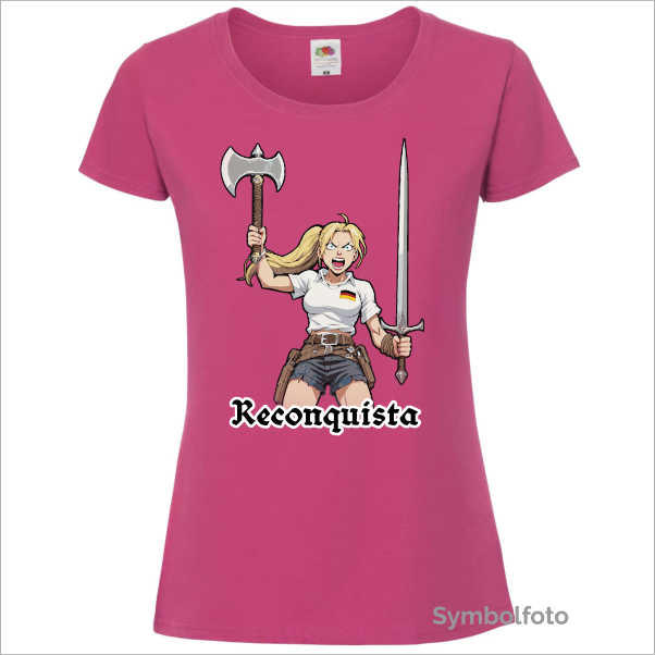 T-Shirt "Reconquista" Damen (pink)
