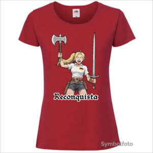 T-Shirt "Reconquista" Damen (rot)