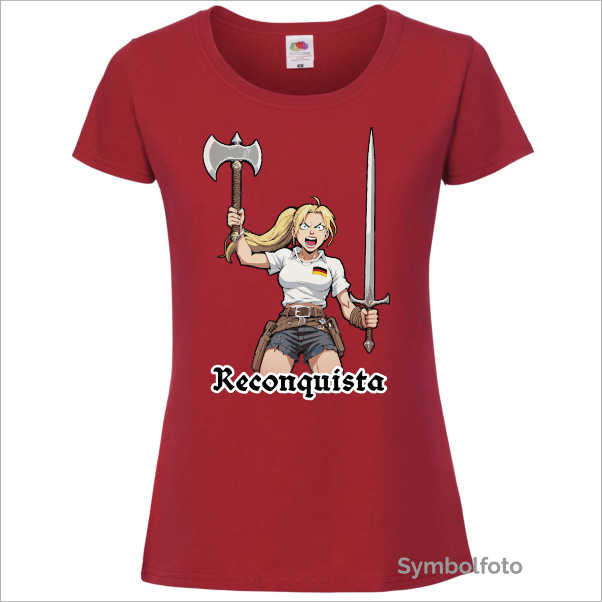 T-Shirt "Reconquista" Damen (rot)