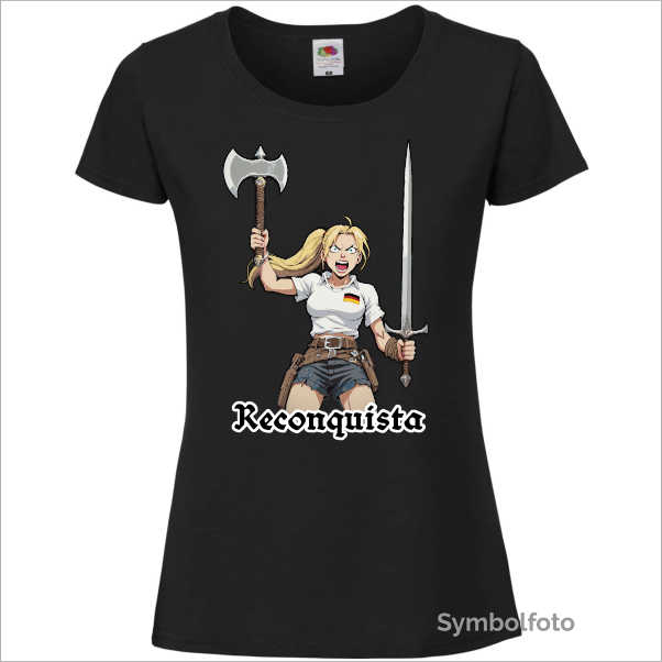 T-Shirt "Reconquista" Damen (schwarz)