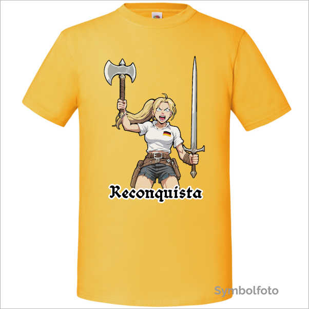 T-Shirt "Reconquista" Herren (gelb)