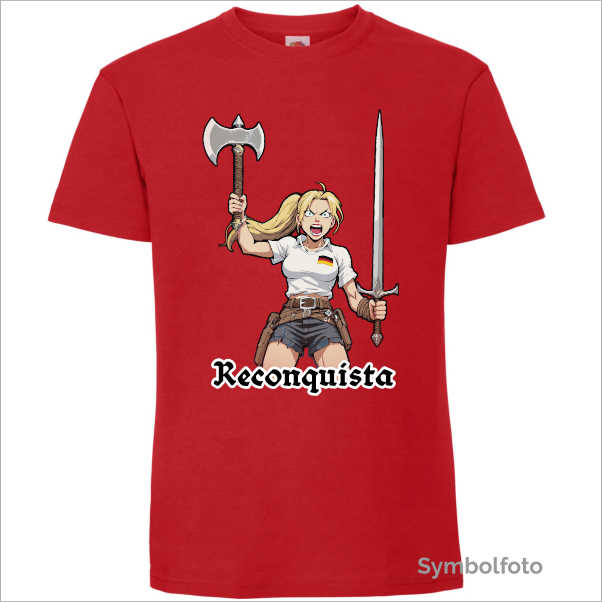 T-Shirt "Reconquista" Herren (rot)