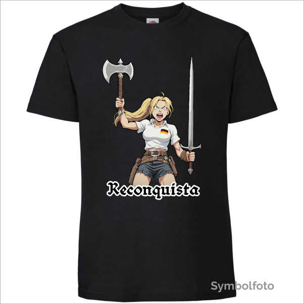 T-Shirt "Reconquista" Herren (schwarz)
