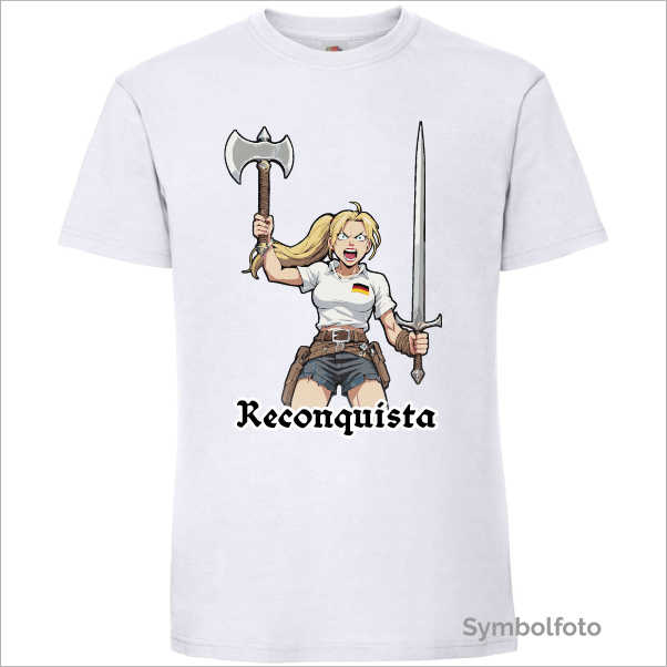 T-Shirt "Reconquista" Herren (weiß)