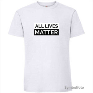 T-Shirt "All Lives Matter" für Herren in weiß